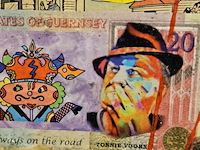 Acryl schilderij, tonnie voorn, mix media - afbeelding 2 van  4