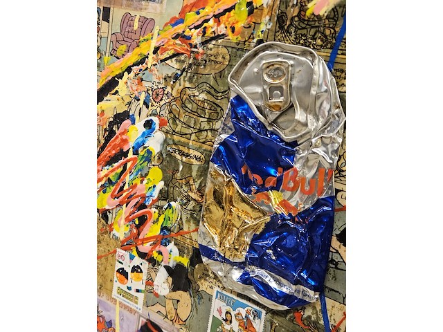 Acryl schilderij, tonnie voorn, mix media - afbeelding 4 van  4