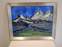 Acryl/canvas, maya wildevuur (1944-2023), nepal himalaja, 2003 - afbeelding 1 van  6