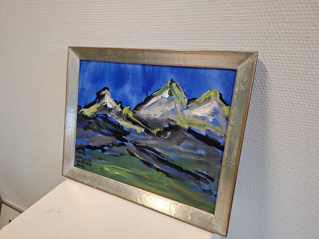 Acryl/canvas, maya wildevuur (1944-2023), nepal himalaja, 2003 - afbeelding 2 van  6