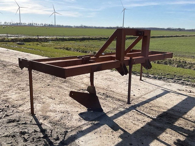 Acryldoek afrolframe met ploeg - afbeelding 2 van  5