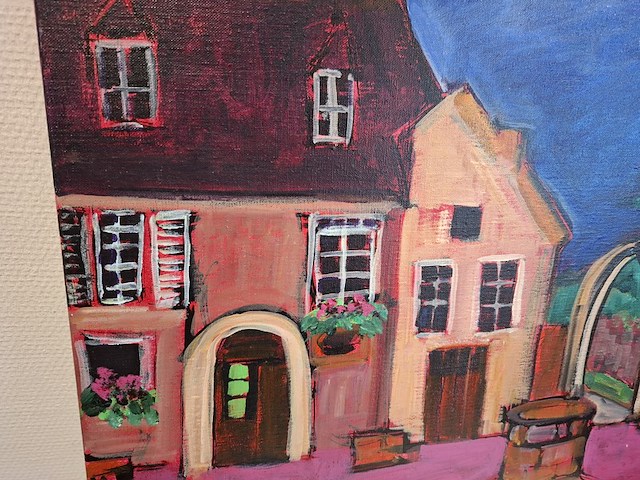 Acryl/doek, maya wildevuur (1944-2023), bretange, 2001 - afbeelding 4 van  7