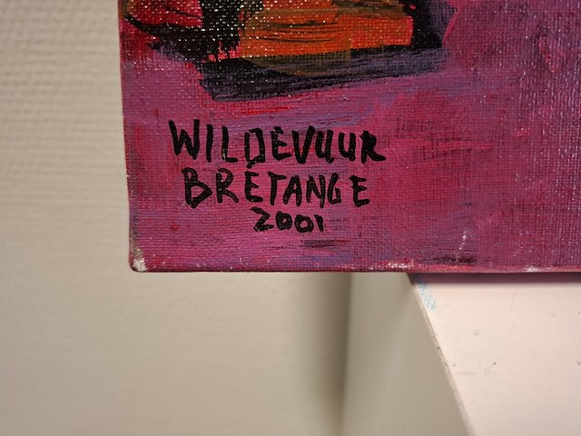 Acryl/doek, maya wildevuur (1944-2023), bretange, 2001 - afbeelding 6 van  7