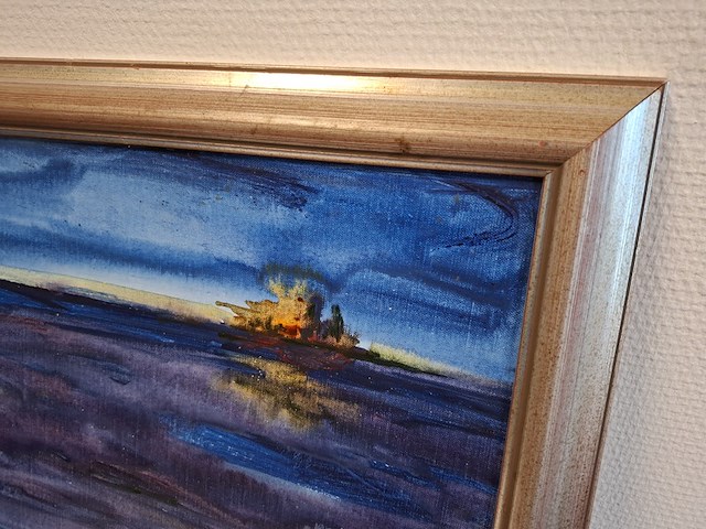 Acryl/doek, maya wildevuur (1944-2023), landschap - afbeelding 3 van  5