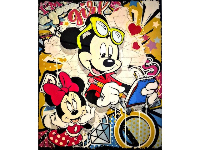 Acryl/epoxy op paneel micha - afbeelding 1 van  4