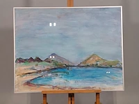 Acryl/pastel schilderij, maya wildevuur - afbeelding 2 van  9