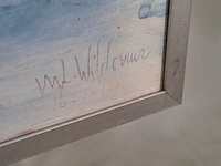 Acryl/pastel schilderij, maya wildevuur - afbeelding 3 van  9