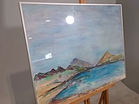 Acryl/pastel schilderij, maya wildevuur - afbeelding 4 van  9