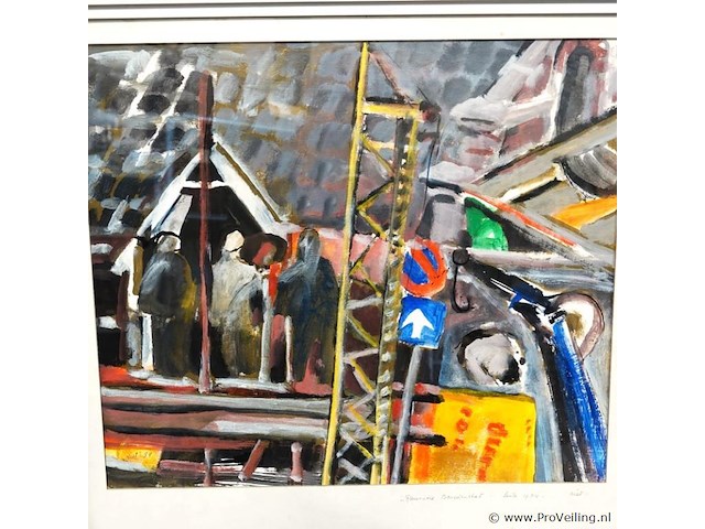 Acrylschilderij van riet van eldik - afbeelding 3 van  5