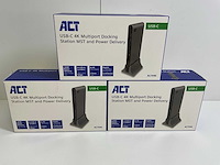 Act (ac7046) usb-c 4k multipor universal docking stations mst and power delivery (new) (3x) - afbeelding 1 van  13