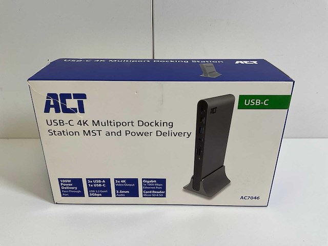 Act (ac7046) usb-c 4k multipor universal docking stations mst and power delivery (new) (3x) - afbeelding 6 van  13