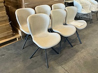 Actona batilda a1 roterende eetkamerstoelen zithoogte 43cm (6x) - afbeelding 1 van  5