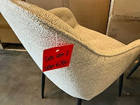 Actona eetkamerstoelen met armleuning zithoogte 46cm (4x) - afbeelding 3 van  4