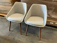 Actona eetkamerstoelen zithoogte 46cm (2x) - afbeelding 1 van  2