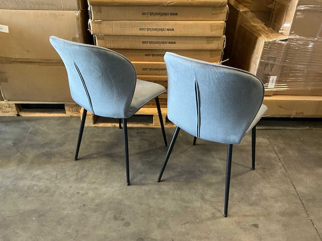 Actona eetkamerstoelen zithoogte 47cm (2x) - afbeelding 2 van  3