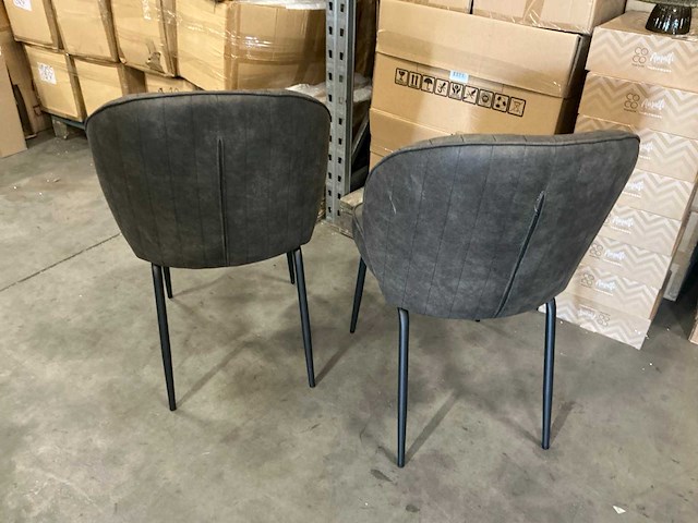 Actona eetkamerstoelen zithoogte 47cm (2x) - afbeelding 3 van  3