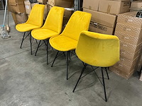 Actona eetkamerstoelen zithoogte 48cm (4x) - afbeelding 2 van  3