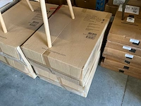 Actona group addi eetkamerstoel met armleuning beige monza (4x) - afbeelding 2 van  3