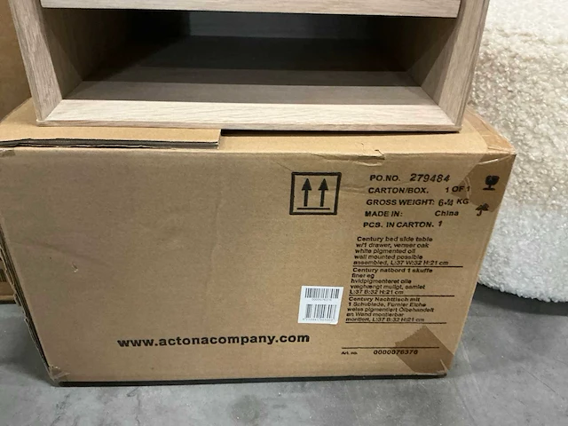 Actona group nachtkastjes 37x32xh21cm (2x) - afbeelding 3 van  3