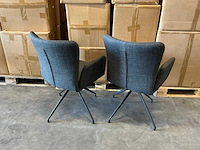Actona laura roterende eetkamerstoelen met armleuning zithoogte 47cm - afbeelding 2 van  4