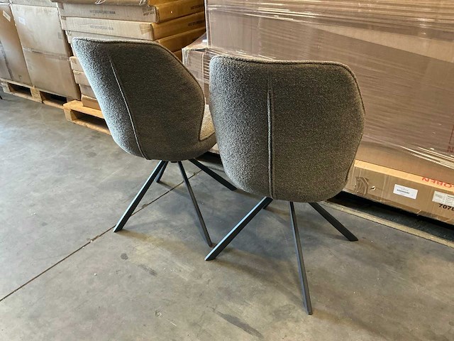 Actona roterende eetkamerstoelen zithoogte 47cm (2x) - afbeelding 2 van  3