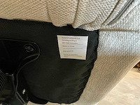 Actona roterende fauteuil met voetenbankje (2x) - afbeelding 2 van  5