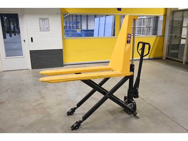 Acx10m 1000kg hand hydraulische hoogheffer palletwagen - afbeelding 3 van  5