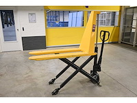 Acx10m 1000kg hand hydraulische hoogheffer palletwagen - afbeelding 3 van  5