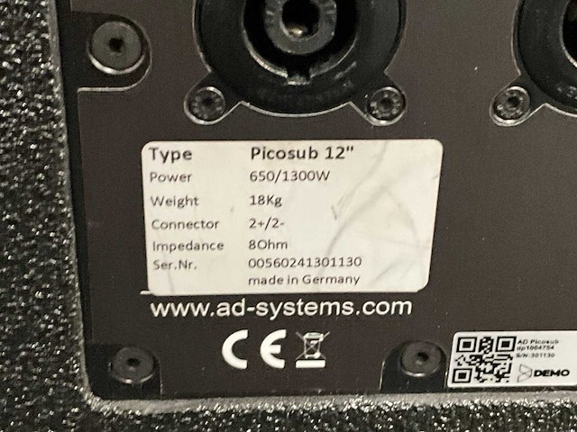 Ad picosub speaker (2x) - afbeelding 5 van  7