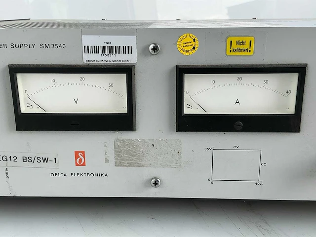 A&d sm3540 gelijkspanningsvoeding - afbeelding 3 van  5