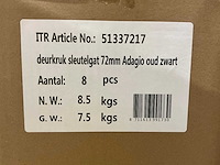 Adagio langschild met sleutelgat (16x) - afbeelding 2 van  4