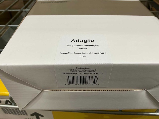 Adagio langschild met sleutelgat (16x) - afbeelding 4 van  4