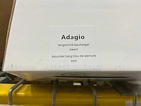 Adagio langschild met sleutelgat (16x) - afbeelding 2 van  3
