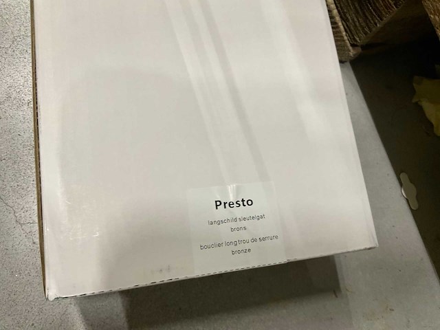 Adagio, presto langschild sleutelgat deurkrukset (30x) - afbeelding 7 van  9