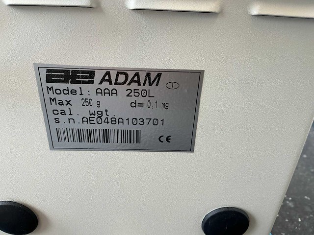 Adam aaa 250l weegschaal met thermoprinter - afbeelding 3 van  6