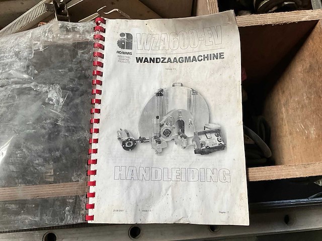Adamas wza600-ev wandzaagmachine - afbeelding 3 van  11