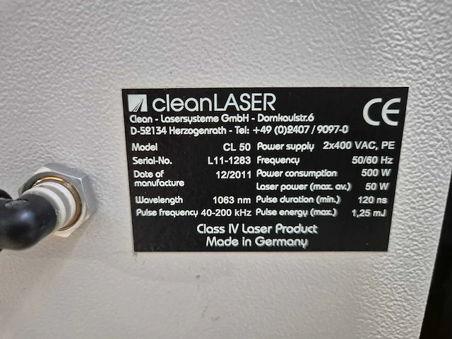 Adapt laser - clean laser cl50 - laser oppervlakte schoonmaker - afbeelding 13 van  19