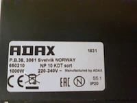 Adax neo basic paneelradiator np 10 kdt - afbeelding 4 van  5
