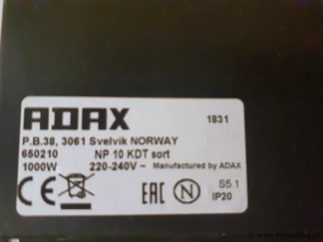 Adax neo basic paneelradiator np 10 kdt - afbeelding 4 van  5