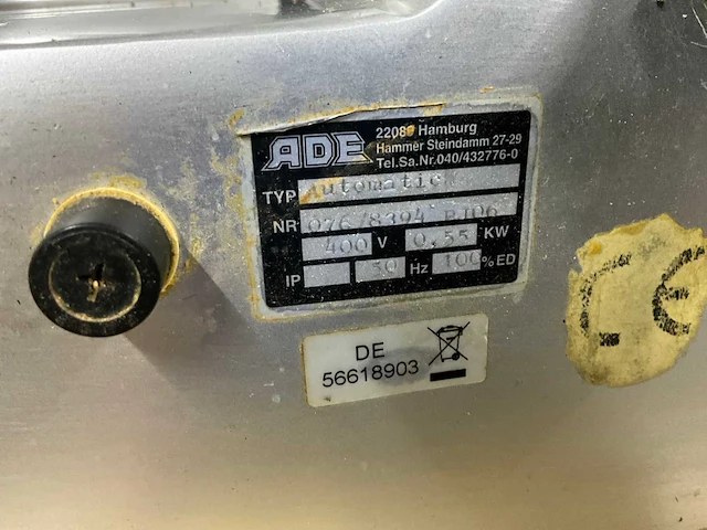 Ade b106 automatisch snijmachine - afbeelding 6 van  6
