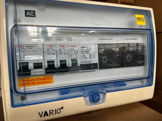 Adee electronic enphase 6 kw ac-verdeelkast (2x) - afbeelding 3 van  4