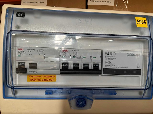 Adee electronic / vario ac-beveiligingskast (10x) - afbeelding 2 van  4