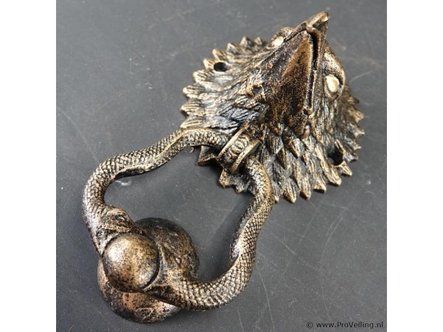 Adelaarshoofd als deurklopper - afbeelding 2 van  5