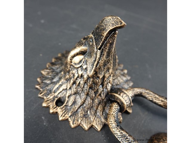 Adelaarskop als deurklopper - afbeelding 4 van  5