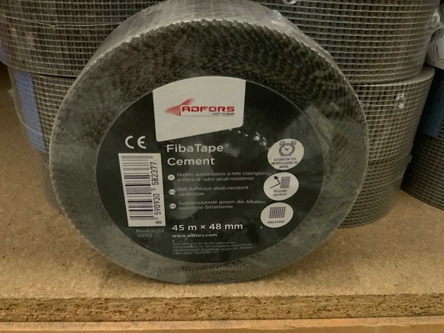 Adfors fiba tape cement gaas tape (10x) - afbeelding 2 van  2