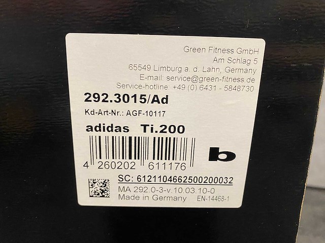 Adidas ti.200 - tafeltennistafel - verrijdbaar/ inklapbaar - afbeelding 8 van  9