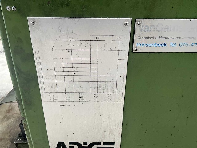 Adige sc 425 halfautomatische onderloop afkortcirkelzaagmachine - afbeelding 4 van  19