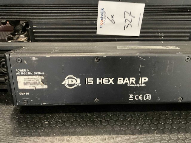 Adj i5 hex bar ip led bar (6x) - afbeelding 4 van  5