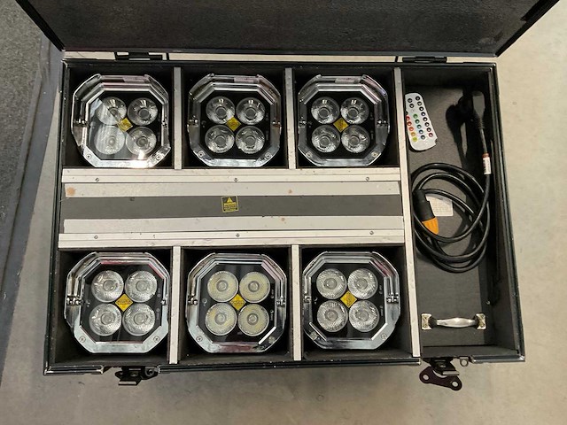 Adj mirrage q6 accu spot spotlight (6x) - afbeelding 6 van  6
