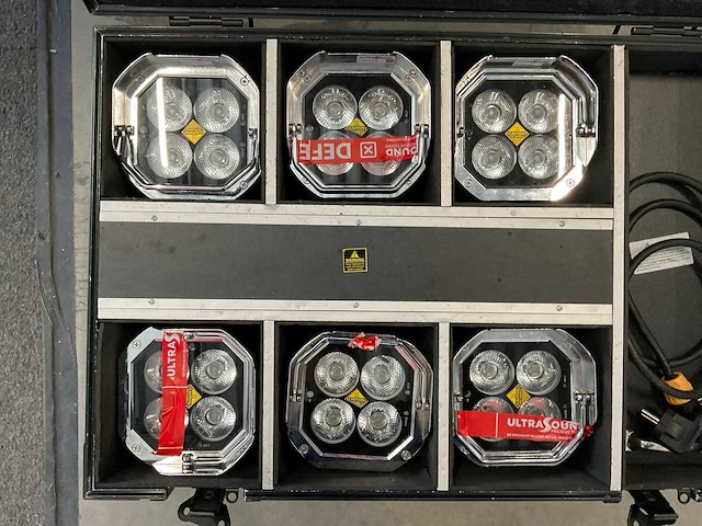 Adj mirrage q6 accu spot spotlight (6x) - afbeelding 4 van  4